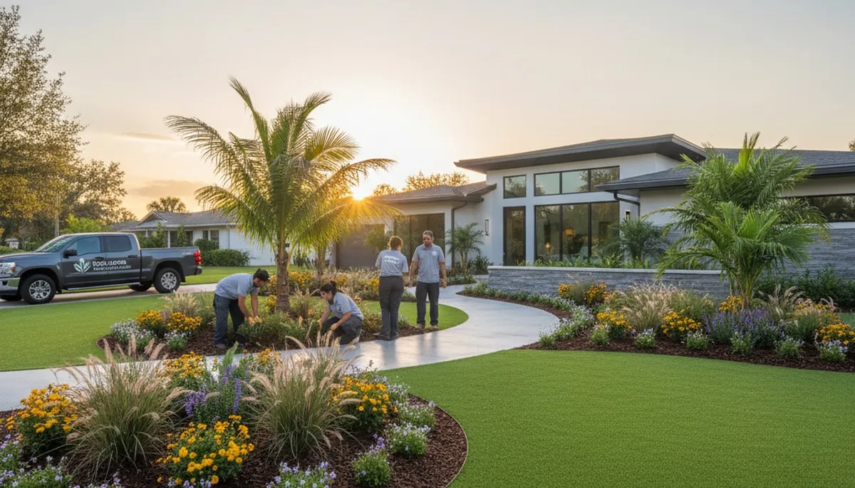 Landscaping service in Kissimmee, FL for residential and commercial outdoor maintenance