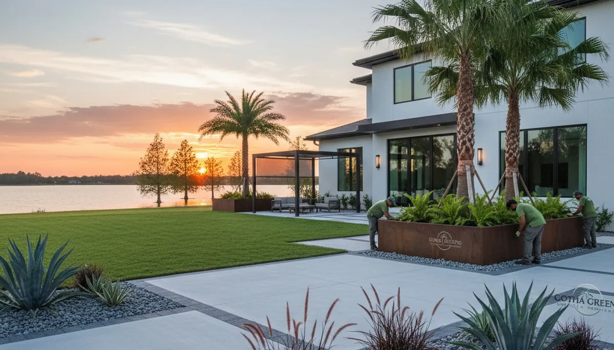 Landscaping service in Kissimmee, FL for lawn care and outdoor property maintenance