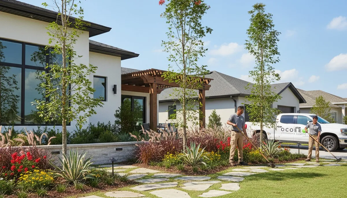 Kissimmee, FL landscaping service for lawn care and landscape maintenance