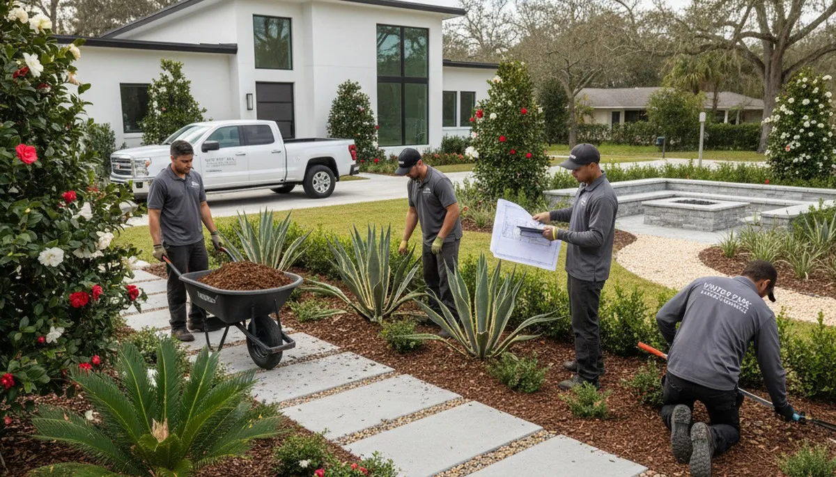 Landscaping service in Kissimmee, FL for residential and commercial outdoor maintenance