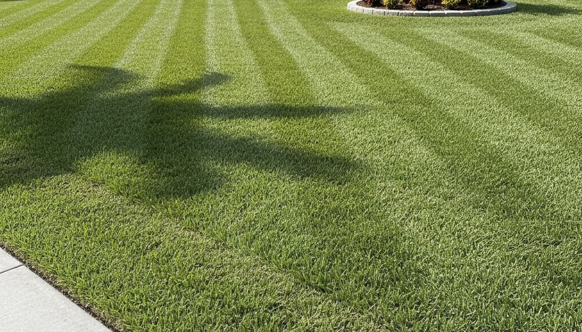 Professional lawn striping and edging by Chop Chop Landscaping in Kissimmee, FL