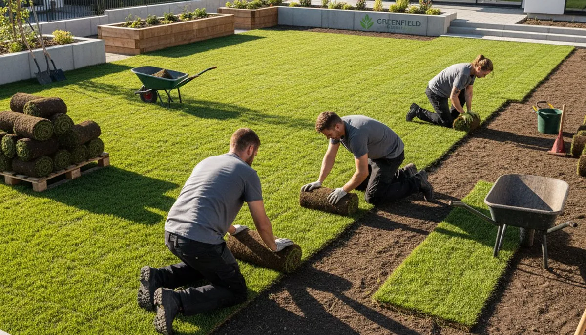 Professional sod installation in Kissimmee, FL for a lush, healthy Central Florida lawn